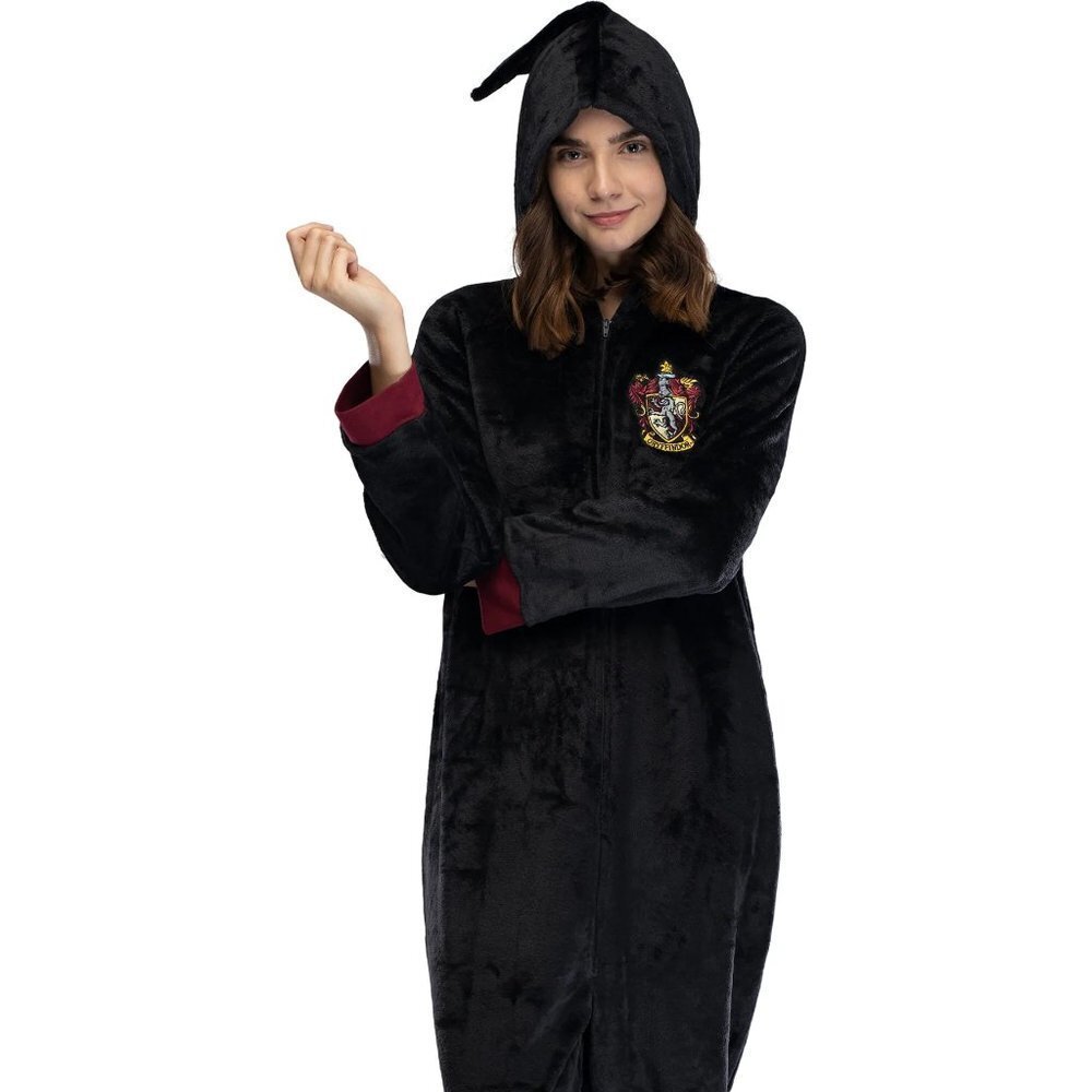 #21❤️ Brand new with tags Harry Potter Gryffindor Fleece Hooded Onsie Union suit